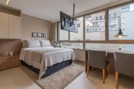 Apartamento com 1 Quarto para alugar, 26m² no Pinheiros, São Paulo