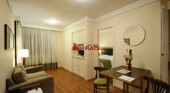 Flat com 1 Quarto para alugar, 40m² no Brooklin Paulista, São Paulo