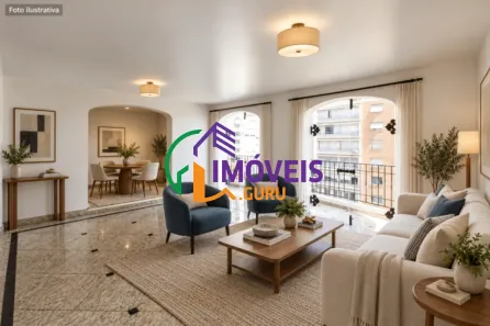 Apartamento com 4 Quartos para alugar, 280m² no Santa Cecília, São Paulo