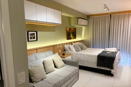 Apartamento com 1 Quarto para alugar, 27m² no Pinheiros, São Paulo