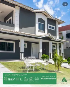 Casa de Condomínio com 5 Quartos à venda, 305m² no Pires Façanha, Eusébio