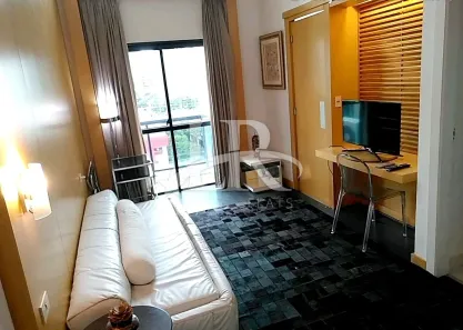 Flat com 1 Quarto para alugar, 42m² no Moema, São Paulo