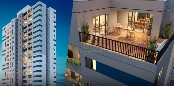 Apartamento com 3 Quartos para alugar, 60m² no Residencial Parque Granja Cecília B, Bauru