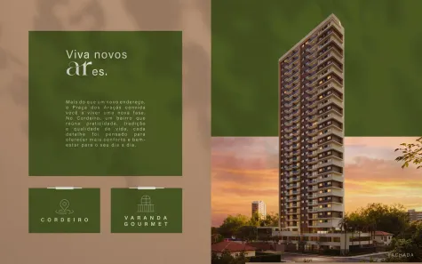 Apartamento com 3 Quartos à venda, 83m² no Cordeiro, Recife