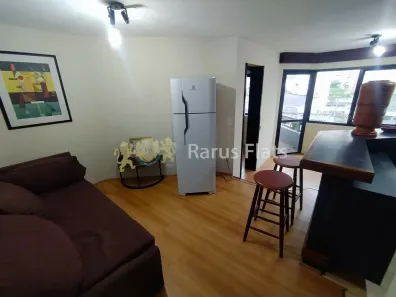 Flat com 1 Quarto para alugar, 48m² no Cidade Monções, São Paulo
