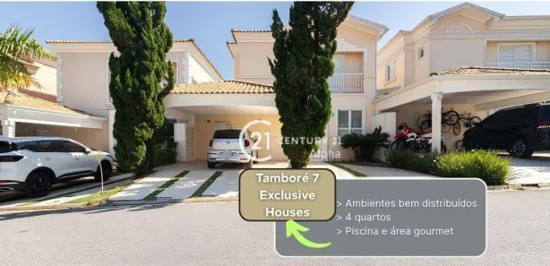 Casa de Condomínio com 4 Quartos para alugar, 230m² no Tamboré, Santana de Parnaíba