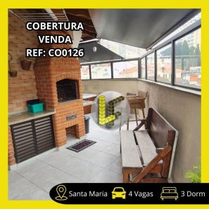 Cobertura com 3 Quartos à venda, 180m² no Santa Maria, São Caetano do Sul