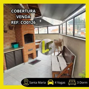 Cobertura com 3 Quartos à venda, 180m² no Santa Maria, São Caetano do Sul