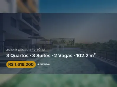 Apartamento com 3 Quartos à venda, 102m² no Jardim Camburi, Vitória