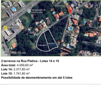 Lote/Terreno à venda, 4060m² no Jardim do Golf I, Jandira