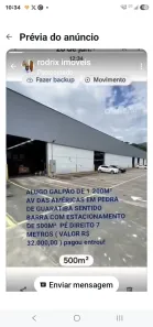 Galpão/Depósito/Armazém com 1 Quarto para alugar, 900m² no Paciência, Rio de Janeiro