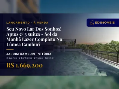 Apartamento com 3 Quartos à venda, 102m² no Jardim Camburi, Vitória