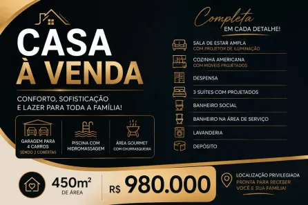 Casa com 3 Quartos à venda, 450m² no Alemanha, São Luís