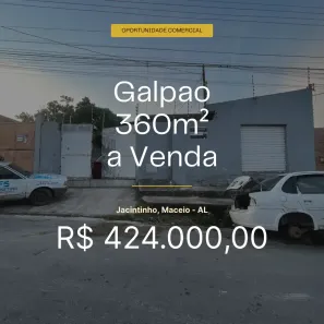 Galpão/Depósito/Armazém com 1 Quarto à venda, 360m² no Santa Lúcia, Maceió