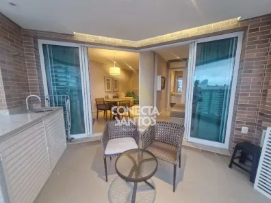 Flat com 1 Quarto para alugar, 45m² no Pompéia, Santos