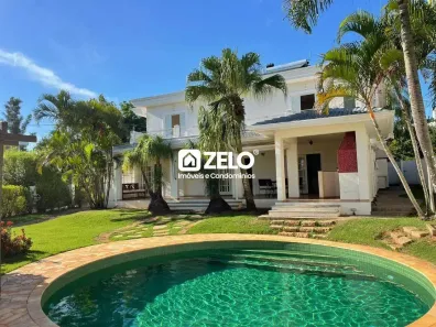 Casa de Condomínio com 4 Quartos para alugar, 410m² no Loteamento Alphaville Campinas, Campinas