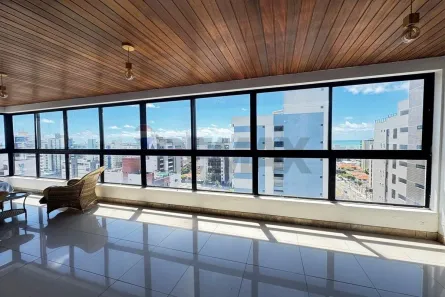 Apartamento com 5 Quartos para alugar, 279m² no Cabo Branco, João Pessoa