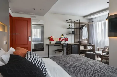 Flat com 1 Quarto à venda, 35m² no Indianópolis, São Paulo