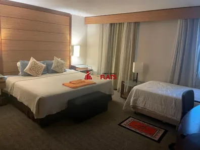 Flat com 1 Quarto para alugar, 42m² no Indianópolis, São Paulo