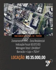 Galpão/Depósito/Armazém para alugar, 752m² no Portão, Curitiba