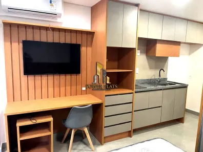 Flat com 1 Quarto para alugar, 25m² no Vila Cordeiro, São Paulo
