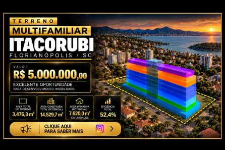 Lote/Terreno à venda, 3476m² no Itacorubi, Florianópolis
