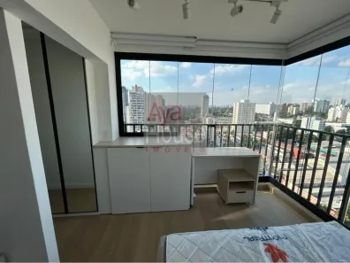 Apartamento com 1 Quarto para alugar, 31m² no Santo Amaro, São Paulo
