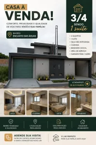 Casa com 3 Quartos à venda, 88m² no Encanto das Águas, Eunápolis