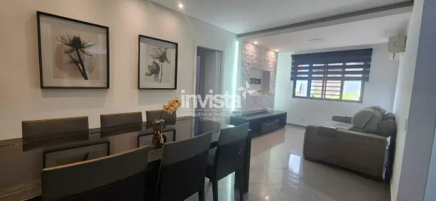 Apartamento com 2 Quartos para alugar, 87m² no Embaré, Santos
