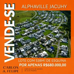 Lote/Terreno à venda, 538m² no Jacuhy, Serra