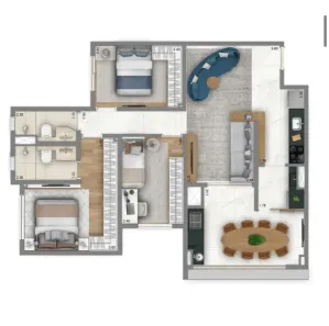 Apartamento com 3 Quartos à venda, 83m² no Vila Santa Eulalia, São Paulo