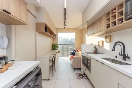 Apartamento com 1 Quarto à venda, 35m² no Jardim Caravelas, São Paulo