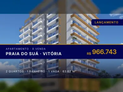Apartamento com 2 Quartos à venda, 63m² no Praia do Suá, Vitória