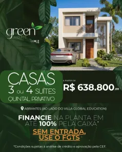 Casa de Condomínio com 3 Quartos à venda, 86m² no Boa União (Abrantes), Camaçari