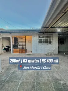 Casa com 3 Quartos à venda, 200m² no San Martin, Recife