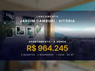 Apartamento com 2 Quartos à venda, 64m² no Jardim Camburi, Vitória