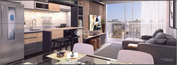 Apartamento com 1 Quarto à venda, 34m² no Farroupilha, Porto Alegre