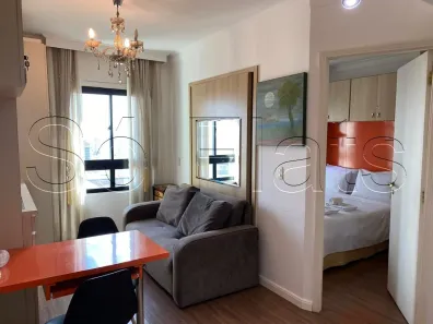 Flat com 1 Quarto para alugar, 28m² no Pinheiros, São Paulo