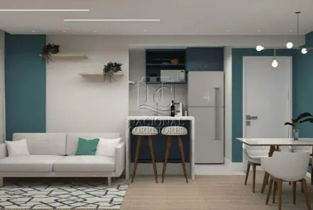 Apartamento com 2 Quartos à venda, 53m² no Vila Metalúrgica, Santo André