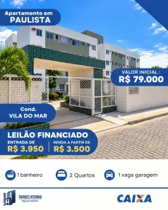 Apartamento com 2 Quartos à venda, 43m² no Pau Amarelo, Paulista