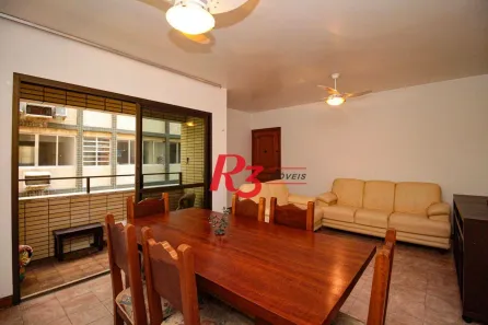 Apartamento com 2 Quartos para alugar, 113m² no Gonzaga, Santos