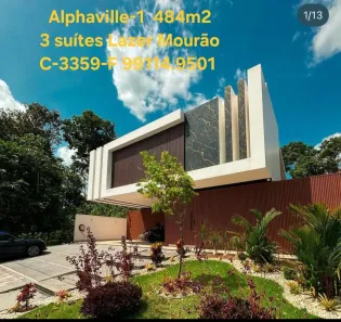 Casa de Condomínio com 3 Quartos à venda, 484m² no Ponta Negra, Manaus