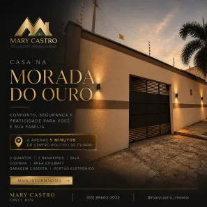 Casa com 2 Quartos à venda, 155m² no Morada do Ouro, Cuiabá