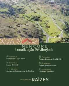 Lote/Terreno à venda, 385m² no Residencial Poços, Lagoa Santa