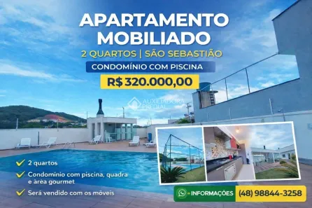Apartamento com 2 Quartos à venda, 55m² no São Sebastião, Palhoça