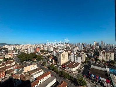 Apartamento com 2 Quartos para alugar, 57m² no Macuco, Santos