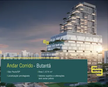 Imóvel Comercial para alugar, 1675m² no Butantã, São Paulo