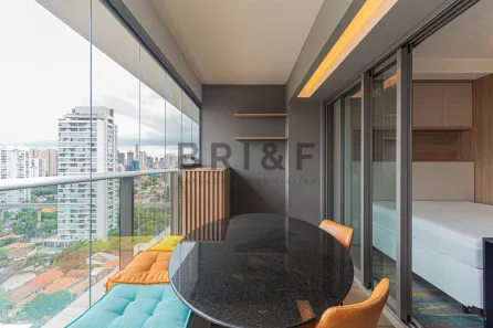 Apartamento com 1 Quarto para alugar, 41m² no Brooklin Paulista, São Paulo