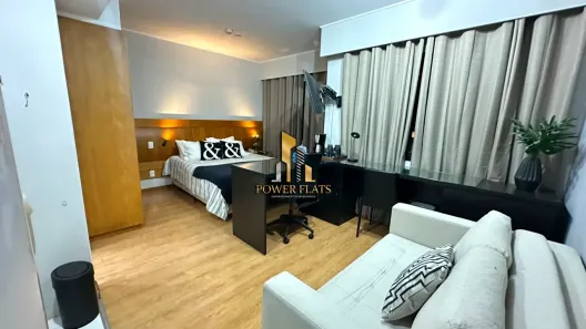 Flat com 1 Quarto para alugar, 29m² no Indianópolis, São Paulo