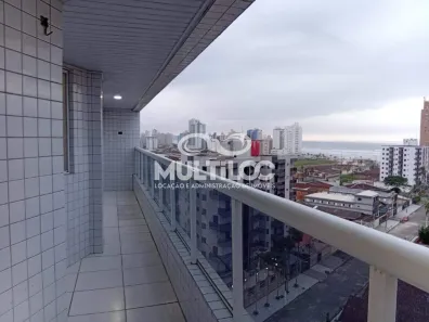 Apartamento com 2 Quartos para alugar, 99m² no Caiçara, Praia Grande